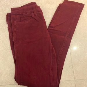 2/30 AE burgundy jegging